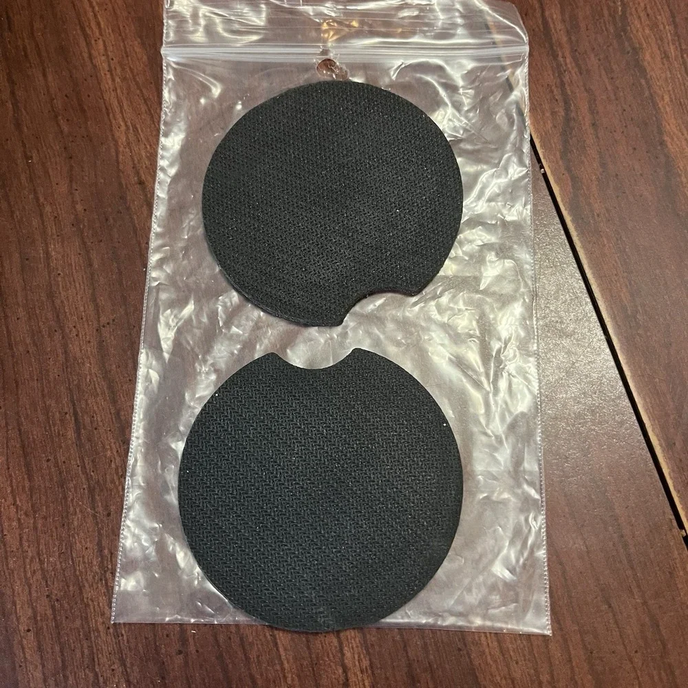 Mickey Mouse Inspired Set of 2 Car Coasters Blue
